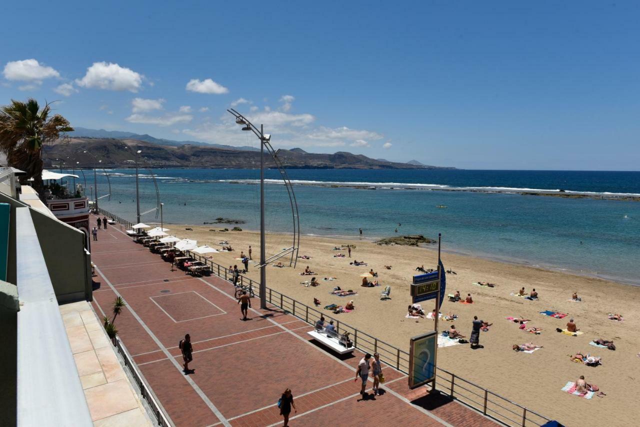 Apartamento Primera Linea Playa De Las Canteras Las Palmas de Gran Canaria Luaran gambar